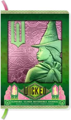 Immagine prodotto di Wicked: Elphaba / Glinda Reversible Sculpted Journal - English