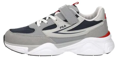 Image de Fila Recade, chaussures de sport basses pour enfants, couleur gris foncé, taille 33