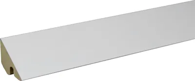 Produktbild von B.S. Bauprogramm Deckenabschlußleiste 260 cm 36 x 36 mm Weiß hochglanz