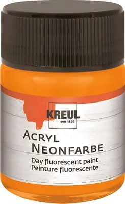 Produktbild von KREUL Acryl Neonfarbe im Glas neonorange 50 ml