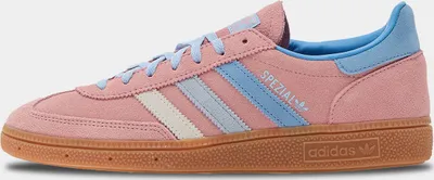 A side view of a single Adidas Handball Spezial shoe.