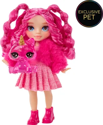 Immagine prodotto di Rainbow High Littles - 15cm Doll + Pet - Pink - From 4 years old