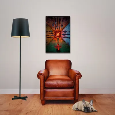 Immagine prodotto di Stranger Things - Poster - Stagione 4 + 2 St Posterleisten Alu 63 cm
