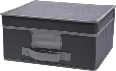 Produktbild von Aufbewahrungsbox - grau - 44 x 33 x 22 cm - 31 L