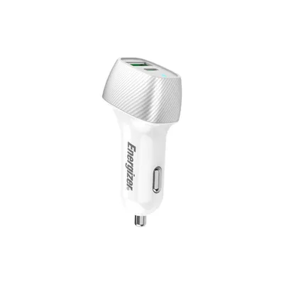 Image de Chargeur de voiture USB-A/USB-C 38 W - argenté