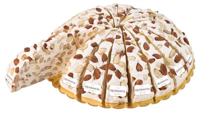 Image de Nougat Quaranta aux amandes, 165 g – un plaisir de nougat fin en collation ou en dessert