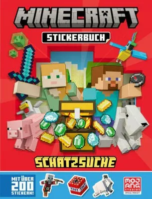 Produktbild von Minecraft Stickerbuch Schatzsuche