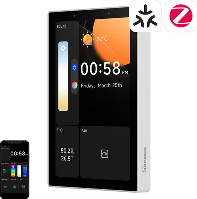 Obrázok produktu pre Sonoff SONOFF NSPanel Pro 120 Smart Control Panel Matter WiFi/Bluetooth/ZigBee (white)