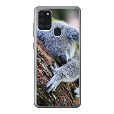 Produktbild von MuchoWow® Handyhülle Schutzhülle Hülle für Samsung Galaxy A21s Koala - Baum - Schlaf - Kinder - Jungen - Mädchen Silikon Softcase Handy Hülle - Hartschale