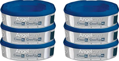 Produktbild von Angelcare Nachfüllkassette für Windeleimer Dress-Up und Classic XL 6er Pack