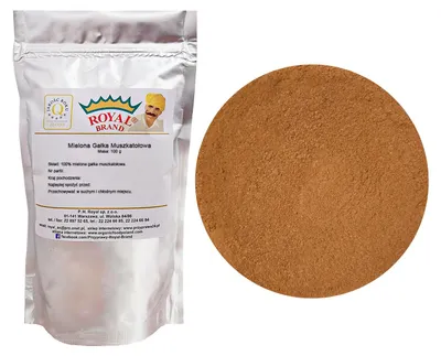 Image de Noix de muscade moulue, aromatique, 100 g, marque Royal