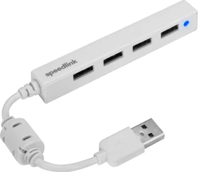Image de Speedlink USB-HUB SNAPPY SLIM, 4-Port, Passiv, weiß retail