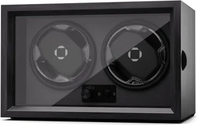 Produktbild von Klarstein, automatický naťahovač hodiniek, pre 2 hodinky, pre automatické hodinky, tichý, modré LED osvetlenie, akrylové dvierka, 4 nastavenia TPD