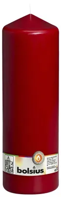 Produktbild von Bolsius Stumpenkerze 300/98 Weinrot