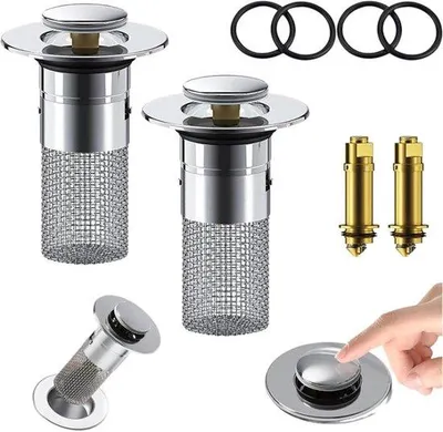 Obrázek produktu pro Univerzální výsuvná sprška s lapačem vlasů pro odtok 34–40 mm