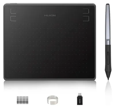 Produktbild von HUION HS64, Kabelgebunden, 5080 lpi, 160 x 102 mm, USB, 1 cm, 0,3 mm