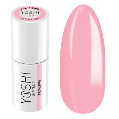 Produktbild von Yoshi | Hybrid-Nagellack - 403 Promising - Hybrid-Gellack - Hybridlack - UV LED - 6ml - Profi Qualität - Rosa