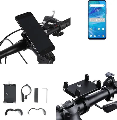 Produktbild von K-S-Trade Handyhalterung für das Fahrrad kompatibel mit UMIDIGI F2 Halter Lenkstange Fahrradhalterung Motorrad Bike Mount Befestigung Smartphone