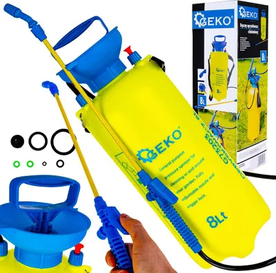 Produktbild von GEKO | Drucksprüher, 8L, Gartenspritze, Sprühgerät für den Pflanzenschutz, Sprühflasche für Pflanzen