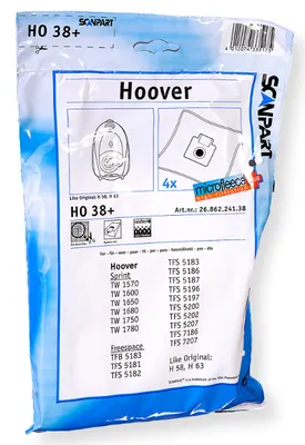 Produktbild von Scanpart Hoover Stofzak H64 Pe+