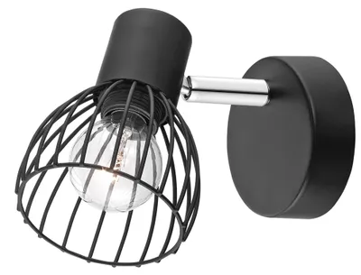 Produktbild von Nova Luce FIUMICINO Deckenleuchte E14 Schwarz 8x14x11,5cm dimmbar 770010
