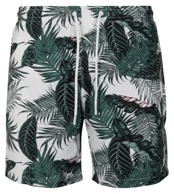 Produktbild von Urban Classics - Badeshorts für Herren TN1496 (S) (Grün/Schwarz/Weiß)