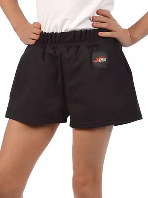 Produktbild von KMISSO Mädchen Shorts Unifarben Schwarz 164