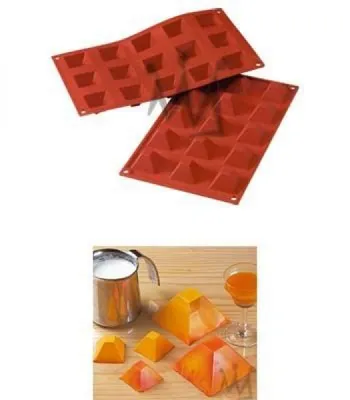 Produktbild von Silikonbackform Pyramids Sf008