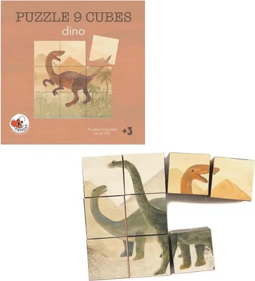Zdjęcie produktu dla Puzzle układanka sześciana Dinozaury