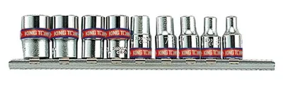 Obrázek produktu pro Sada Palčových Nástrojů 1/4 6Hrotých, 9 Dílů, 5–32 Mm – Ky2509Sr