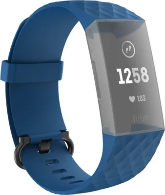 Produktbild von Hama Armband für Fitbit Charge 3/4, in Blau