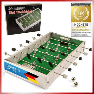 Image de Mini table de baby-foot en aluminium