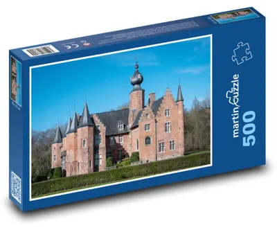 Produktbild von Puzzle 500 Schloss Rumbeke in Belgien - martinpuzzle