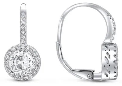 Immagine prodotto di Orecchini in argento con zirconi EA118W