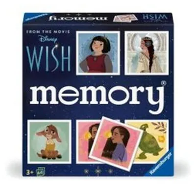 Produktbild von Ravensburger memory® Disney Wish - 22595 - Der Gedächtnisspiel-Klassiker für die ganze Familie ab 3 Jahren bei dem kein Wunsch unerfüllt bleibt