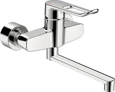 Produktbild von HANSA HANSAclinca Waschtischarmatur, Ausladung 277 mm, Bügelhebel, chrom, 01536286