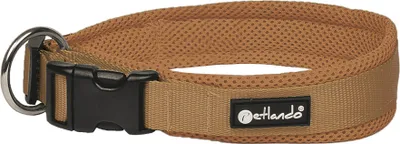 Produktbild von Petlando Mesh Halsband Hundehalsband S cognac