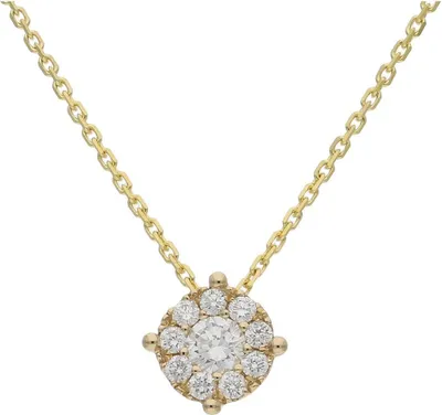 Produktbild von JuwelmaLux Anhänger 585/000 (14 Karat) Gold mit Brillanten JL10-02-3362