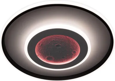 Produktbild von NÄVE LED-Deckenleuchte 1408377, 33W, 1800lm, CCT, weiß/schwarz, 50cm