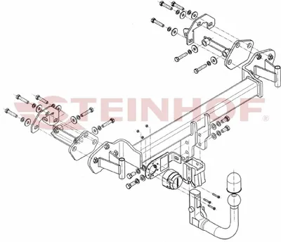 Produktbild von Z546007 Anhängerkupplung passend für BMW 3 Seria 06/2001-2005 abnehmbar