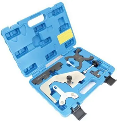 Immagine prodotto di Kit messa in fase motori, attrezzi per il bloccaggio della cinghia di distribuzione dell'albero a camme del motore, compatibile con Ford Volvo Mazda 1.6 2.0