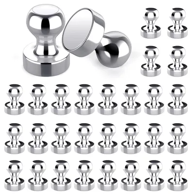 Zdjęcie produktu dla Magnesy neodymowe, 30 sztuk, 12x16 mm, mocne, miniaturowe magnesy do tablic suchościeralnych