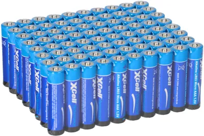 Produktbild von 80x XCell AAA Micro Super Alkaline 1,5V Batterie