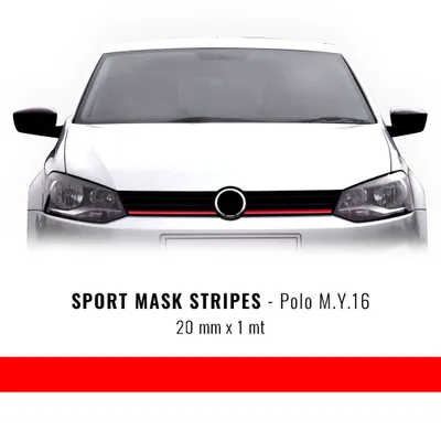 Immagine prodotto di Strisce Strisce adesive per Polo M.Y. 16 Red 20 mm x 1 m