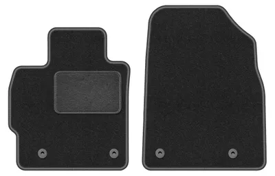 Produktbild von Velours-Fußmatten Vorne für Mazda CX-7 2006-2009 (SUV) – 2-tlg, Graphit, passgenau – Wielganizator LUX