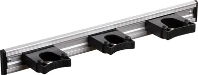 Produktbild von Toolflex-Wandschiene Professional 50 cm mit 3 Haltern schwarz