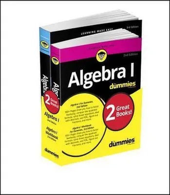 Produktbild von Algebra I For Dummies Book + Workbook Bundle
