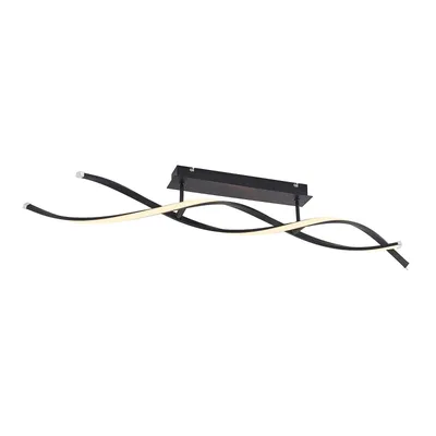 Produktbild von Lindby LED-Deckenleuchte Welina, schwarz, 107 cm, dimmbar