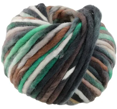 Produktbild von Lana Grossa - Confetti 0016 zartgrau hellgrau anthrazit beige nougat schokobraun