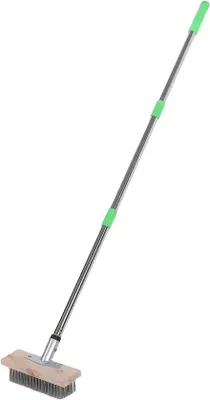 Produktbild von Famanu Bodenschrubber Edelstahl - Verstellbarer Griff bis 120 cm